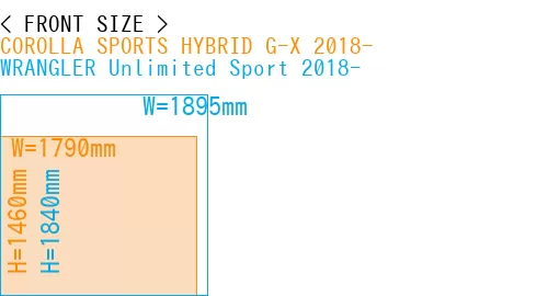 #COROLLA SPORTS HYBRID G-X 2018- + WRANGLER Unlimited Sport 2018-